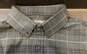Express Men's Navy Plaid Button Up- S NWT image number 7