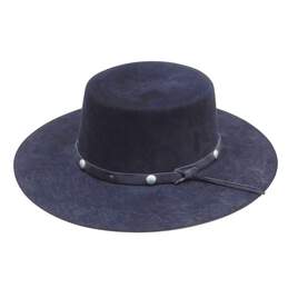 Vintage Rodeo King Black 4x Beaver Western Style Hat w/ Detailed Band Size 7 1/8 alternative image