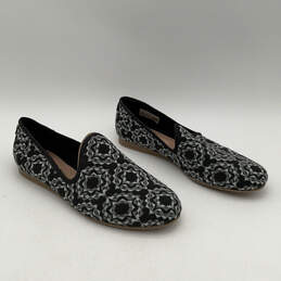 Womens Darcy Black Sunburst Printed Round Toe Slip-On Loafer Flats Size 7 alternative image