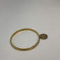 Designer Kate Spade Gold-Tone Heart Of Gold Idiom Classic Bangle Bracelet image number 2