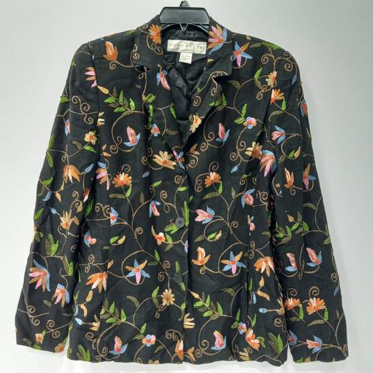 Women's Multicolor Doncaster Floral Blazer Size 12 image number 1