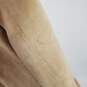 Giacca Women Beige Leather Suede Coat M image number 5