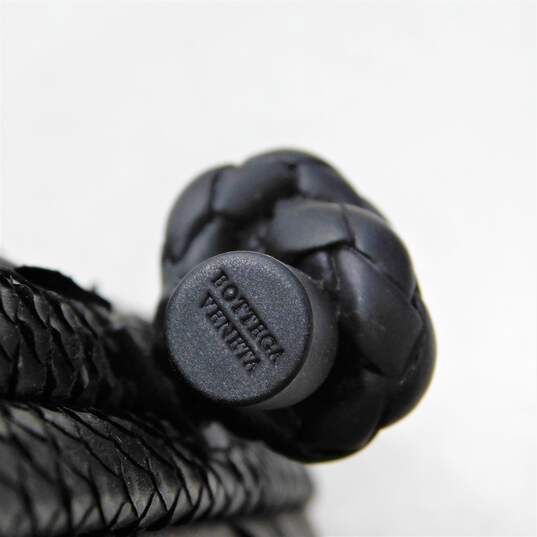 Bottega Veneta Chain Knot Leather & Metallic Clutch on SALE