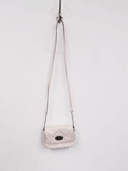 Michael Kors Quilted Mini Crossbody Bag White