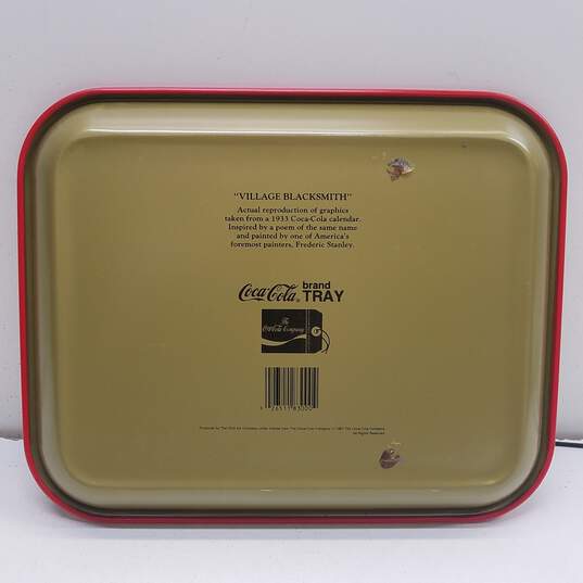 Pair of Coca-Cola Trays from the 80s image number 6