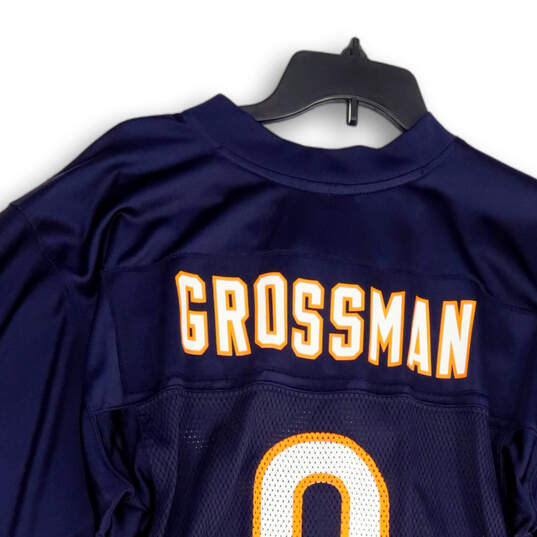Mens Blue Orange Rex Grossman 8 NFL Chicago Bears Team Jersey Size Small image number 4