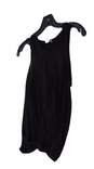 Womens Black Knitted Sleeveless Round Neck Pullover Tank Top Size Medium image number 3