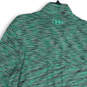 NWT Mens Multicolor Space Dye 1/4 Zip Long Sleeve Pullover T-Shirt Size XL image number 2
