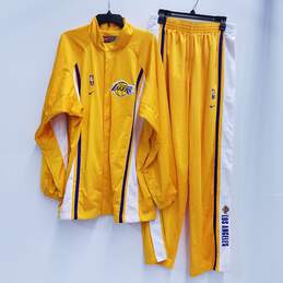 Nike Los Angeles Lakers Gold Warm-Up Suit Size. L (Tall)