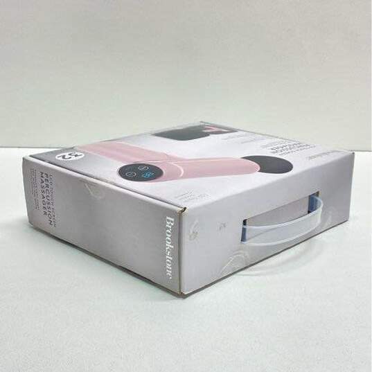 Brookstone LCD Touch Screen Percussion Massager Pink image number 6