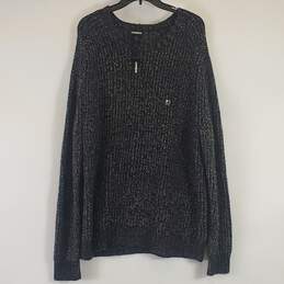 Express Women Black Marled Knit Sweater XXL NWT