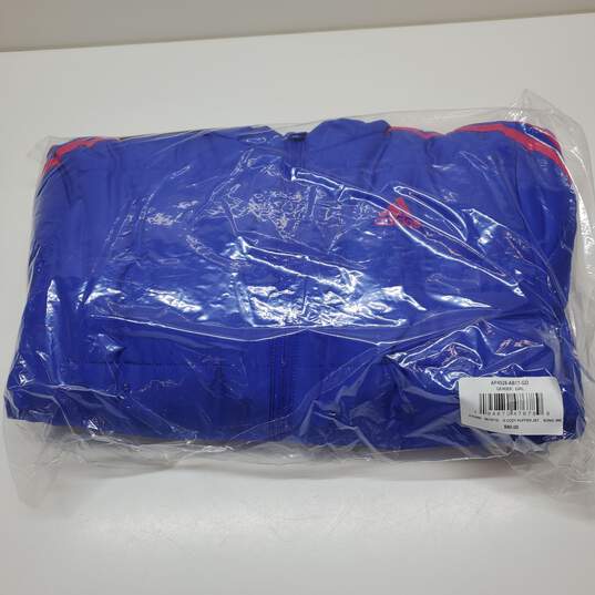 Adidas purple blue cozy puffer jacket girls M image number 2
