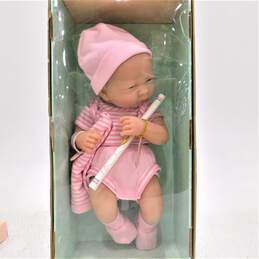 Berenguer Boutique Newborn Baby Girl Realistic Vinyl Doll Pink Onesie IOB alternative image
