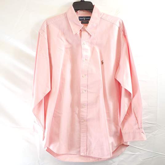 Ralph Lauren Men Pink Button Up Shirt L image number 2