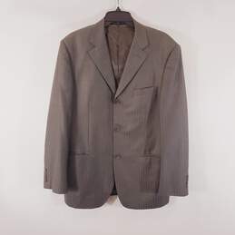 Porto Filo Men Black Blaser Suit Jacket 40