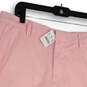 NWT Mens Pink Flat Front Slash Pockets Regular Fit Golf Chino Shorts Sz 34 image number 3