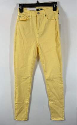 7 for all mankind Yellow Pants - Size X Small NWT