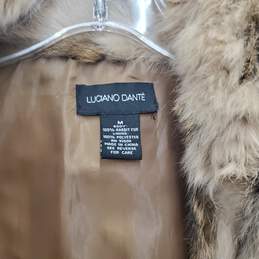 Luciano Dante Rabbit Fur Vest Size Medium alternative image