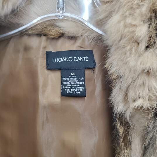 Luciano Dante Rabbit Fur Vest Size Medium image number 2
