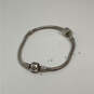 Designer Pandora 925 ALE Sterling Silver Barrel Snake Chain Charm Bracelet image number 1