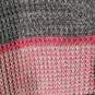 Mens Striped Long Sleeve 1/4 Zip Knitted Pullover Sweater Size XL image number 3