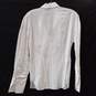 BCBG Maxazria Women's White Long Collar Puff Sleeve Shirt Size S NWT image number 2