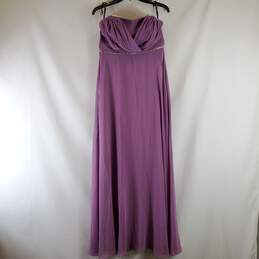 Vera Wang Women Purple Dress Sz 10