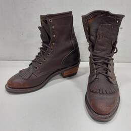 PD Tough Leather Boots Womens Sz 7.5