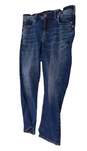 Womens Blue Suki Medium Wash Stretch Denim Capri Jeans Size 16 image number 2