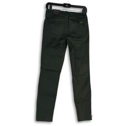 NWT White House Black Market Womens Green 5 Pocket Design Skinny Leg Jeans Sz 0 alternative image