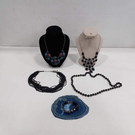 Bundle of Assorted Gothic Costume Jewelry image number 1