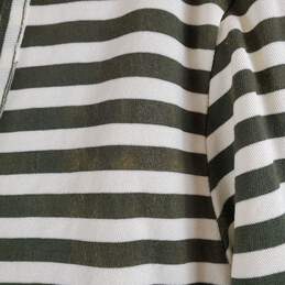 Diesel Women Green Striped Dress L alternative image