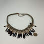 IOB Designer Stella & Dot Gold-Tone Chain Bora Classic Fringe Necklace image number 1