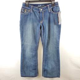 Inc International Women Blue Bootcut Jeans Sz 8P NWT