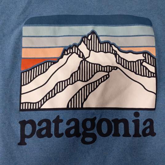 Patagonia Blue Short Sleeve T-Shirt Men's Size L image number 6