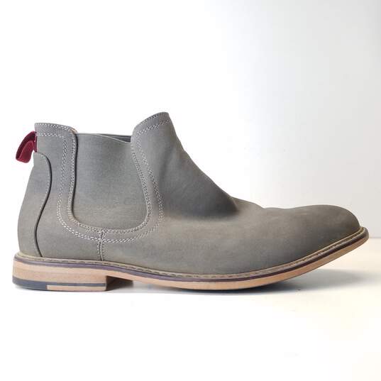Steve Madden Gray Faux Suede Chelsea Ankle Boots Men's Size 9.5 M image number 1