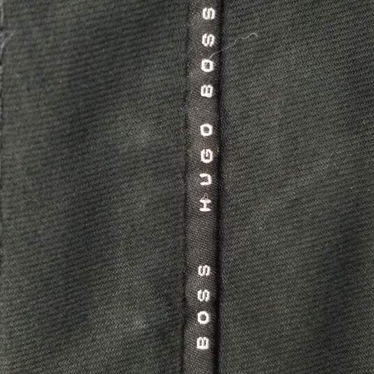 Hugo Boss Men Black Pinstripe Dress Pants 42R image number 3