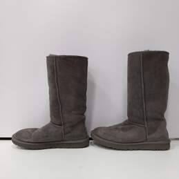 UGG Women's Gray Suede Boots Size 9 alternative image