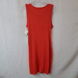 Leith Red Poppy Bodycon Tank Dress Size M alternative image