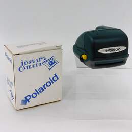 Polaroid 600 One Step Express Green Instant Film Camera Damaged Strap IOB