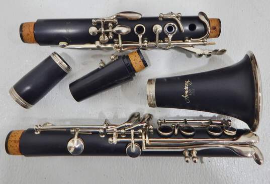 Artley Model 17S and Armstrong Model 4001 B Flat Clarinets w/ Cases and Accessories (Set of 2) image number 4