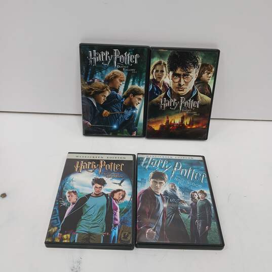 Bundle of 4 Harry Potter DVD Movies image number 1