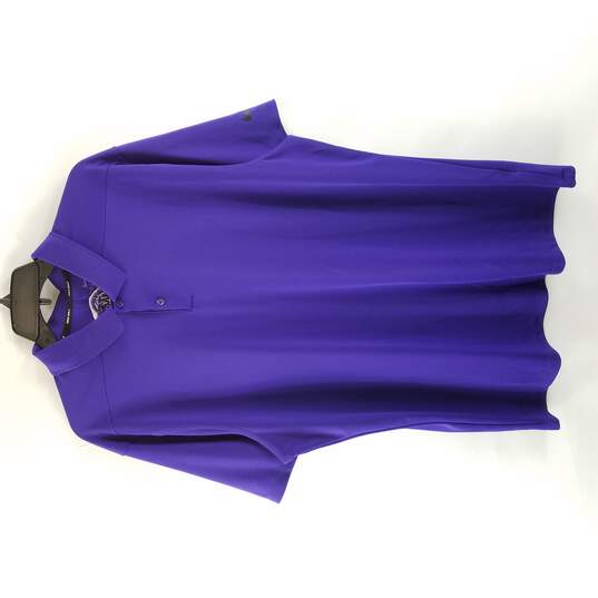 Nike Golf Men Purple Polo Shirt XL image number 1