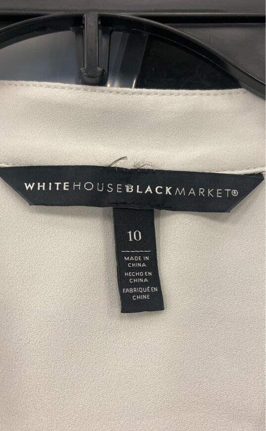 White House Black Market Women'sGray Long Sleeve - Size 10 image number 3