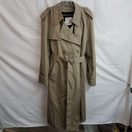 Vintage London Towne lined 2 in 1 trench coat men's 42 long image number 1