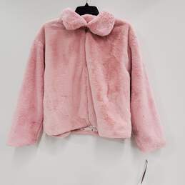 Levis Pink Faux Fur Jacket XL NWT