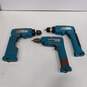 Bundle Of 3 Assorted MAKITA Drills w/ Chargers & Power Cord image number 3