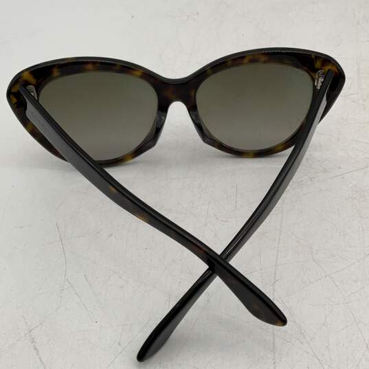 Gucci Womens Brown Gradient Full Rim Cat Eye Sunglasses With Box w/COA image number 7
