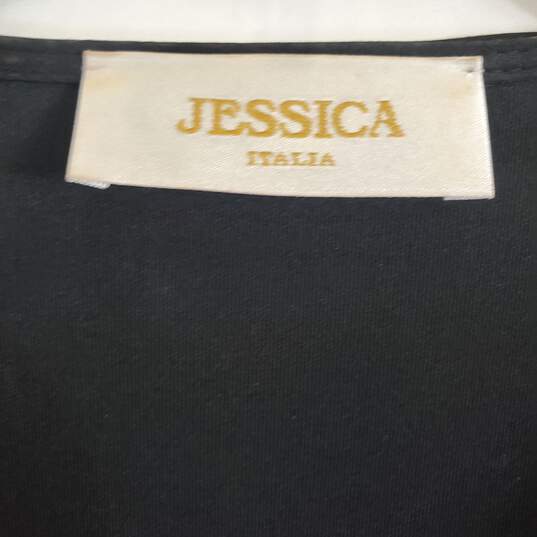 Jessica Women Black Zip Accent Dress S image number 9