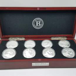 The Bradford Exchange Mint 75th Anniversary of WW2 Bombers Silver Crown 99.9 8pc alternative image